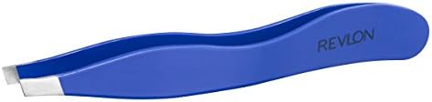 Revlon Control Grip Tweezer, Slanted Tweezer, with Stainless Steel Tips