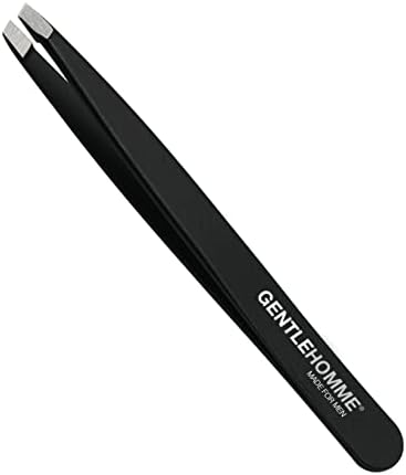 Gentlehomme Tweezer for Men's Eyebrows & Beard - Professional Stainless Steel - Precise for Facial Hair & Eyebrows