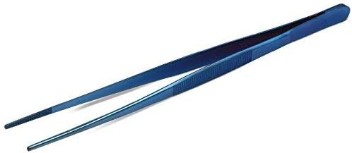 JB Prince Blue Straight Tip Tweezer 10 inches