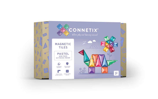 Connetix Tiles - 32 Piece Pastel Mini Pack