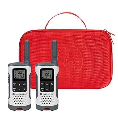 Motorola Talkabout T280 Rechargeable Two Way Radio Bundle, White