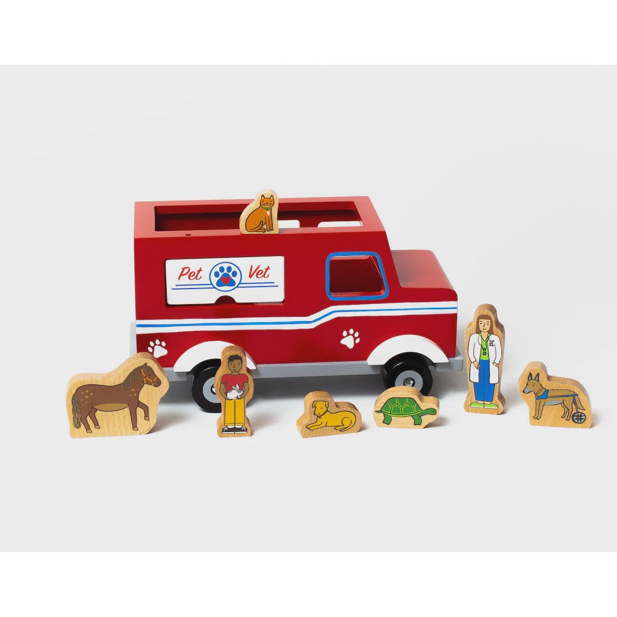 Magnetic Wooden Pet Vet