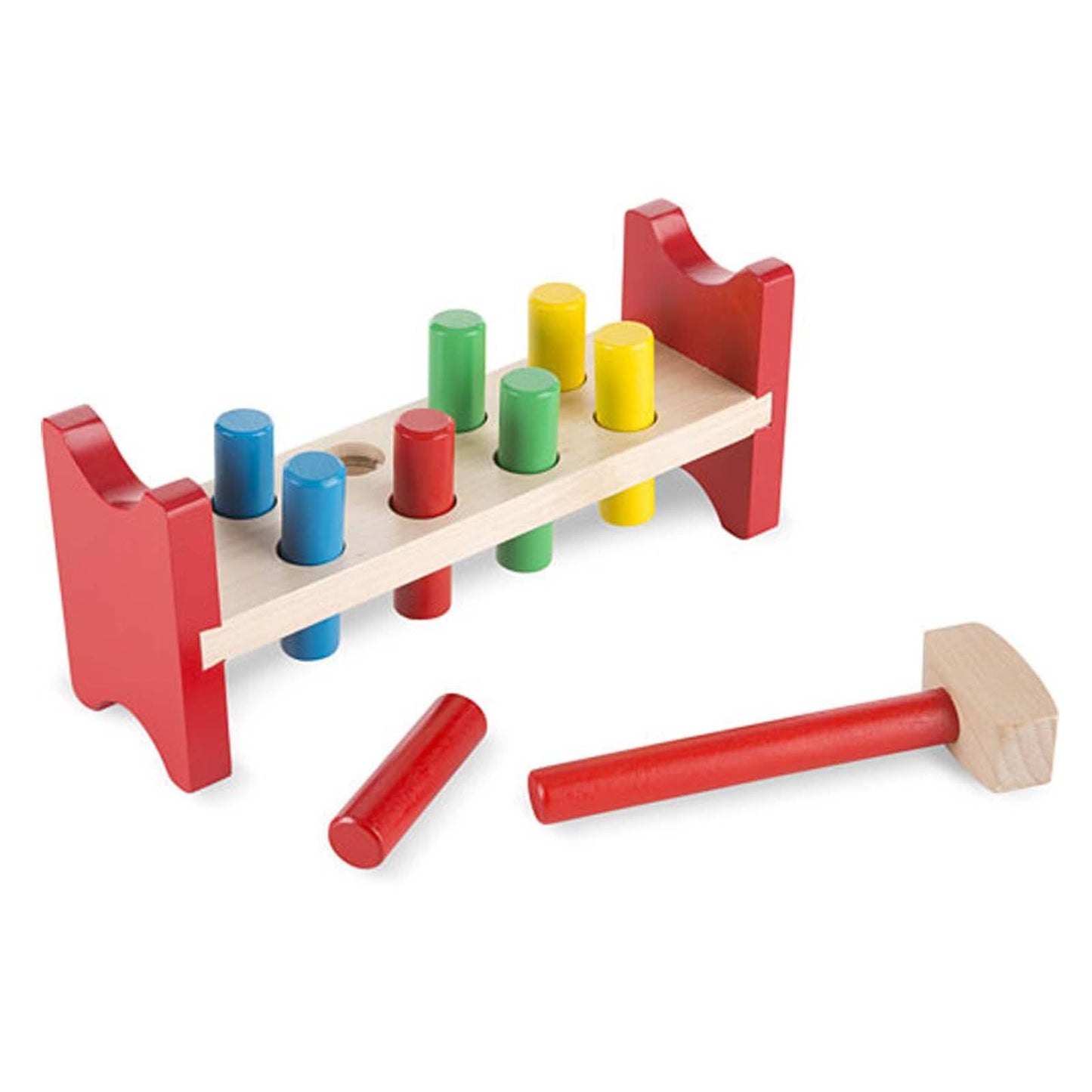Melissa And Doug Classic Wooden Toy Pound A Peg