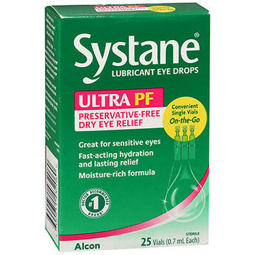 Systane, Systane Ultra Lubricant Eye Drops, 25 Vials