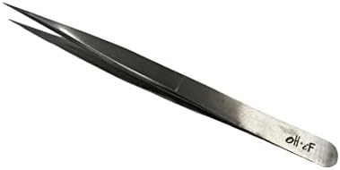 Stainless Steel Professional Precision Tweezers Fine - Sharp Point - Lash -Ingrown Hair - Extractor - Nail Art