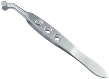 Mitoltpoci Round Meibmian Gland Expressor professional eyelid massage forceps to prevent excessive force, made of stainless steel, suitable for MG problems with dry eyes