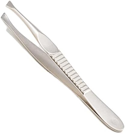 Generic Eyebrow Tweezers [ Made in Japan ] Professional Hande Made Sharp Tweezers with Angled Tip for Men and Women SK-3 SK-3