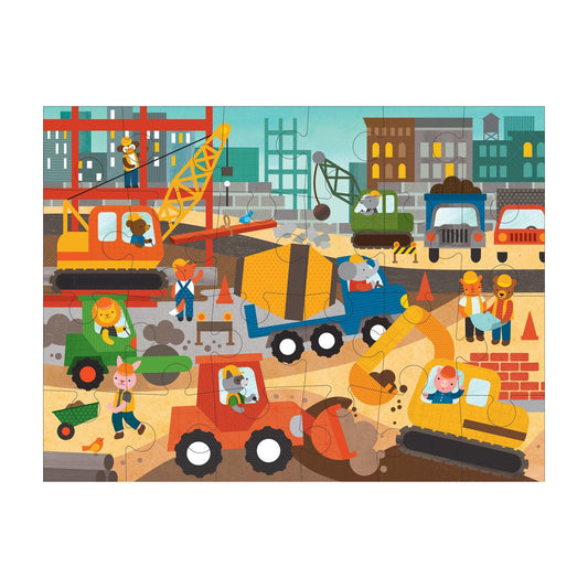 Floor Puzzle - Construction Site