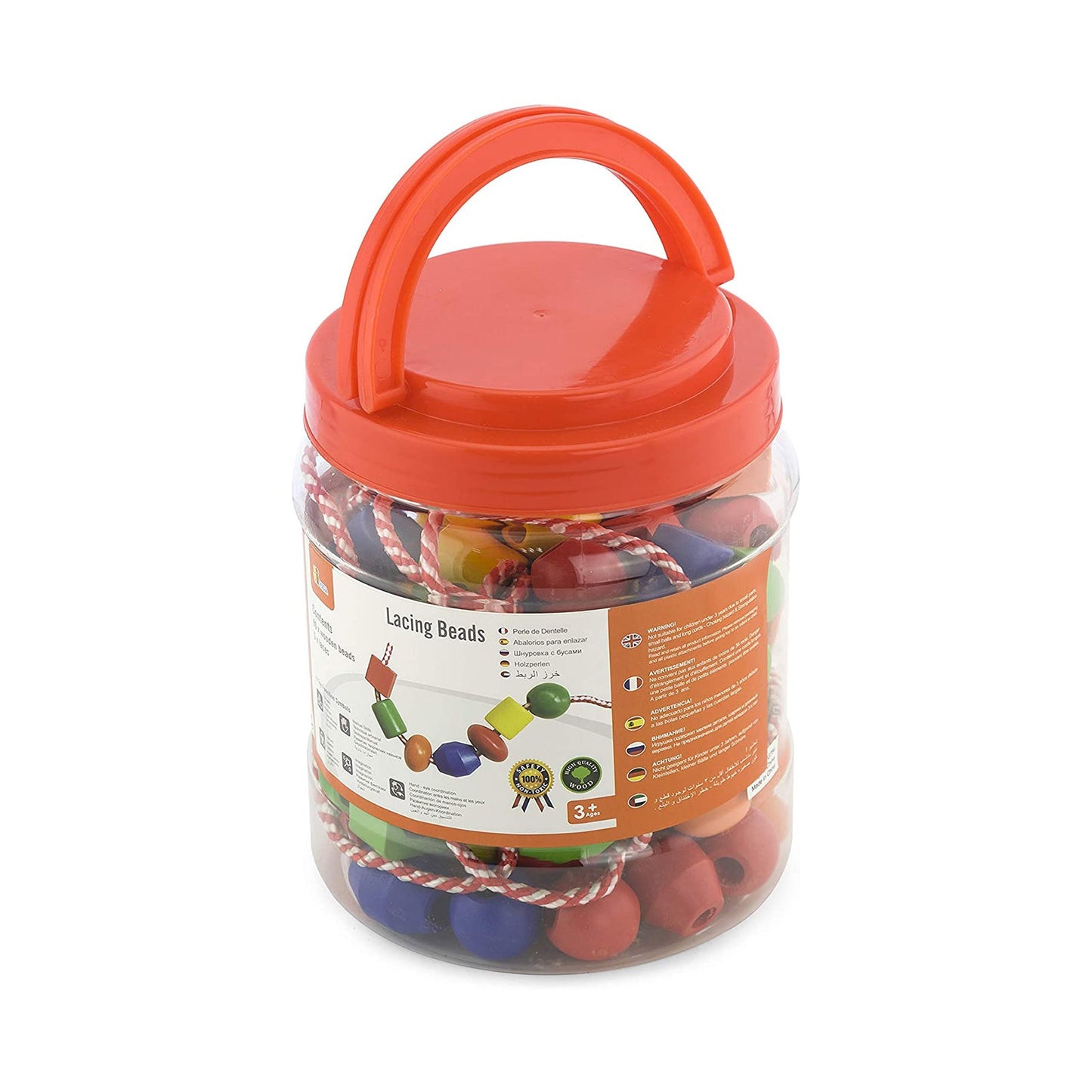 Original Toy Co Lacing Beads 70 Piece Set