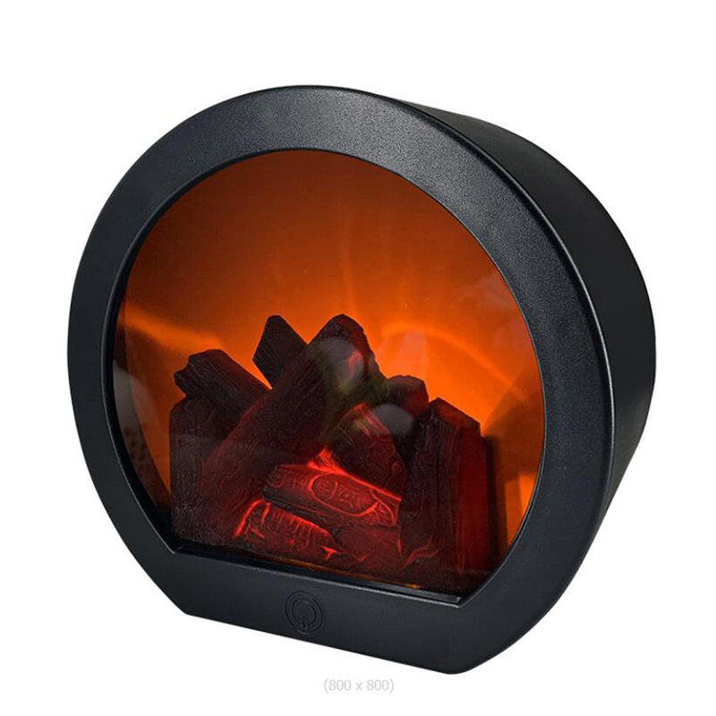 Fired Fireplace Wind Lamp Intelligent Touch Switch Simulation Of Charcoal Ornaments(excluding Batteries) ShopOnlyDeal