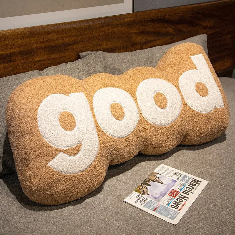 Good Nordic Modern Style Pillow Stuffed Alphabet Plush Pillow for Sofa Waist Office Cushion Kids Toy Gifts Home Decoration ShopOnlyDeal