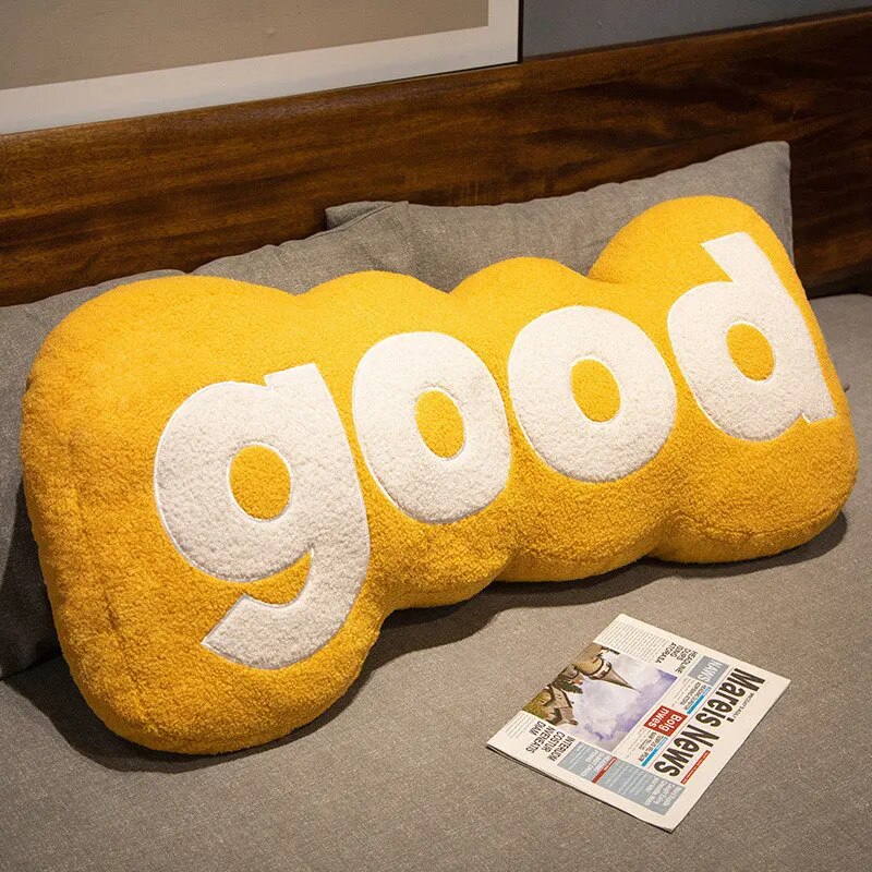 Good Nordic Modern Style Pillow Stuffed Alphabet Plush Pillow for Sofa Waist Office Cushion Kids Toy Gifts Home Decoration ShopOnlyDeal