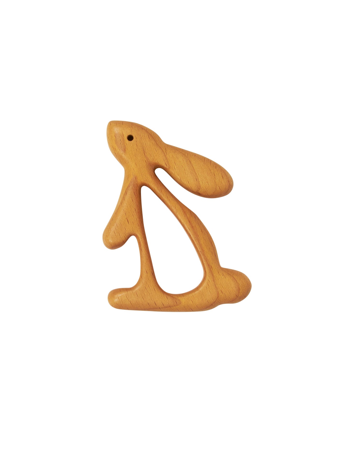 Heirloom Wood Bunny Teether