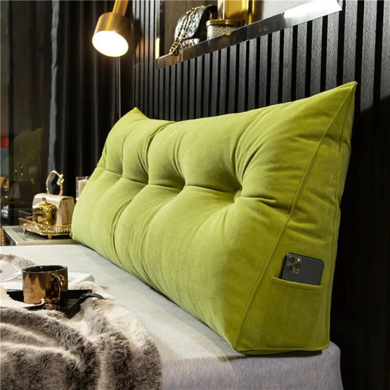 Headboard Pillow Triangle Cushion Backrest Pain Relief Sofa Waist Cushion Wedge Sleeping Pillow for Decorative Pillows for Bed ShopOnlyDeal