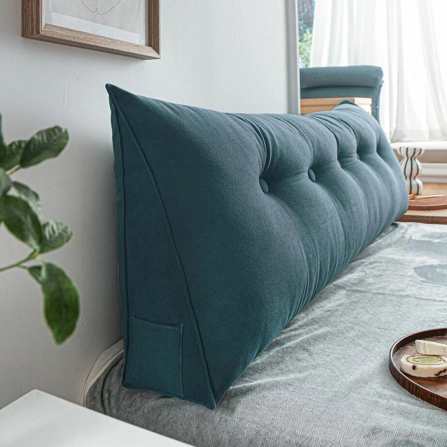 Headboard Pillow Triangle Cushion Backrest Pain Relief Sofa Waist Cushion Wedge Sleeping Pillow for Decorative Pillows for Bed ShopOnlyDeal