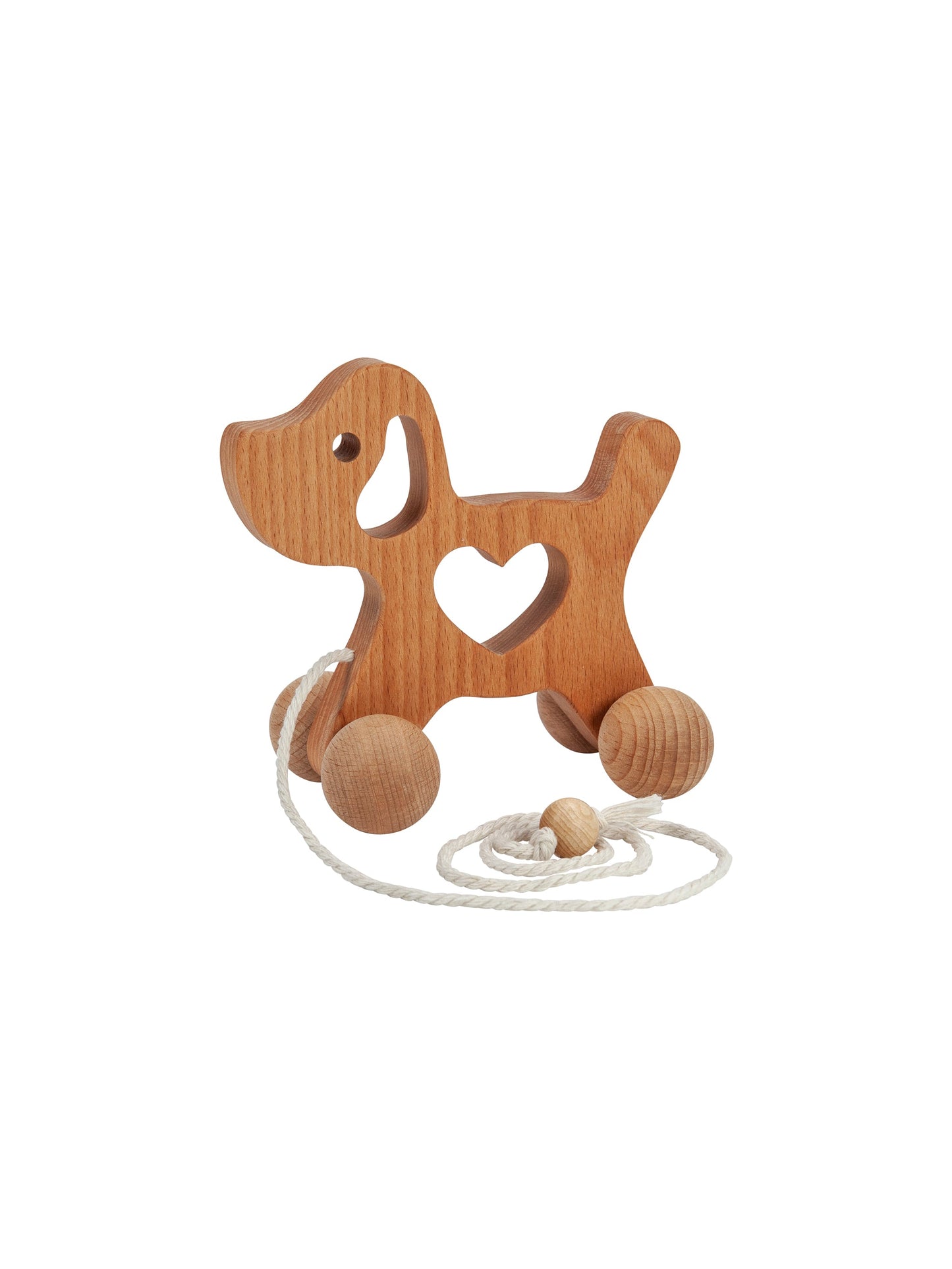 Heirloom Wooden Puppy Pull Along Toy