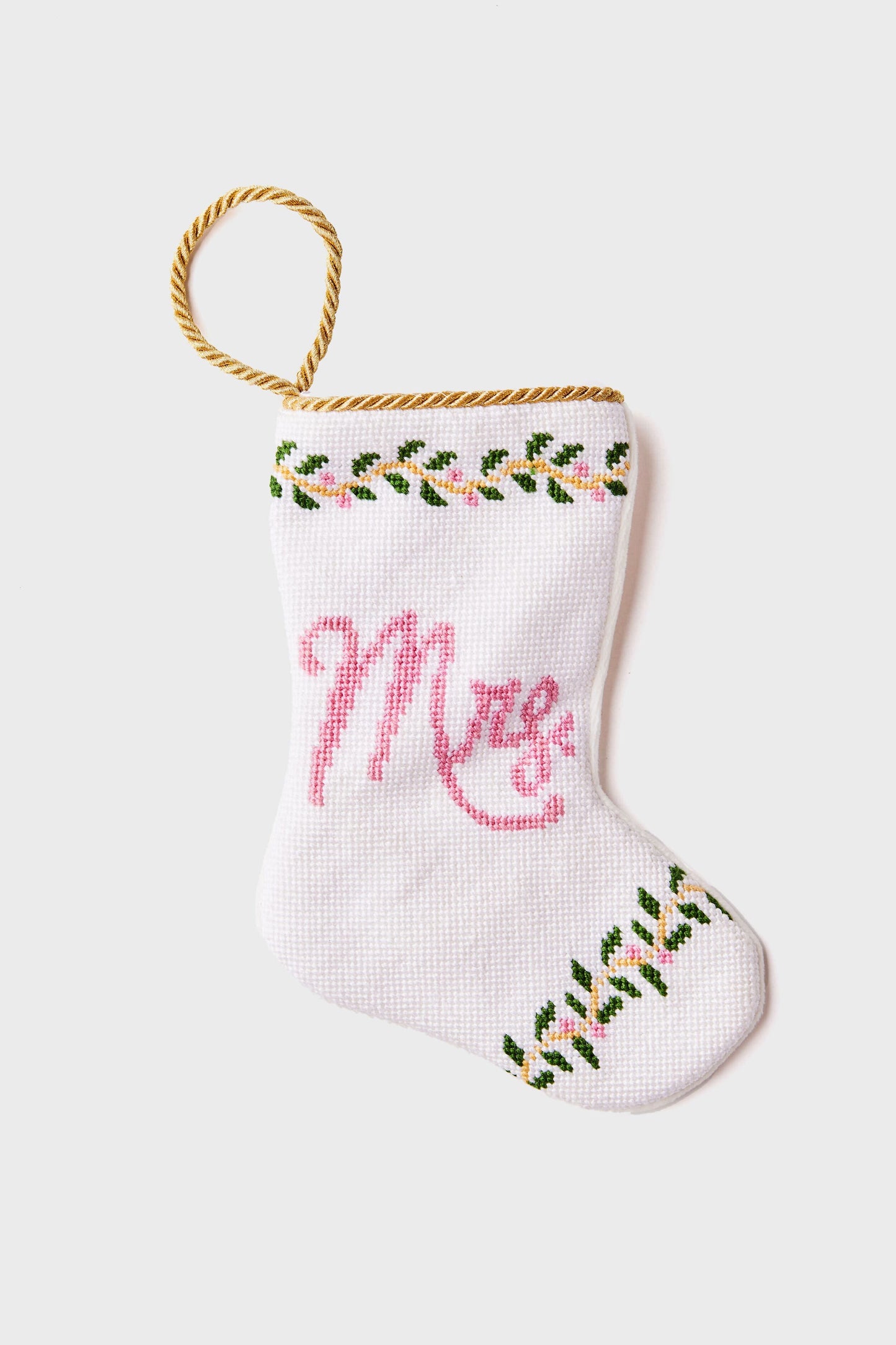 Mrs. Christmas Mini Stocking