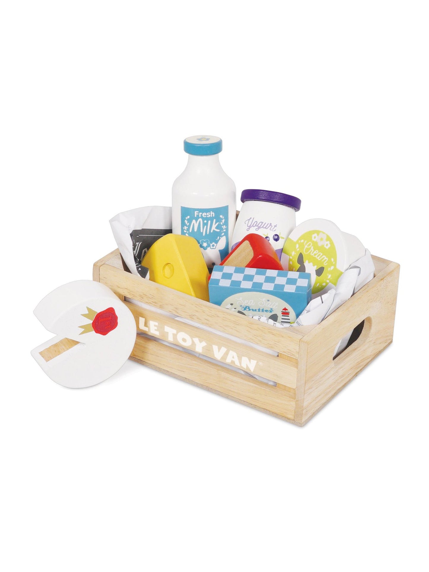 Le Toy Van Cheese & Dairy Crate