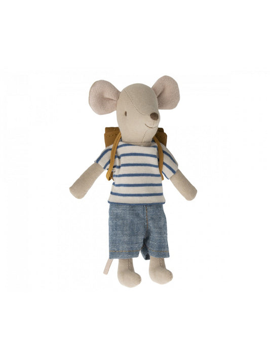 Maileg Tricycle Mouse Big Brother with Bag