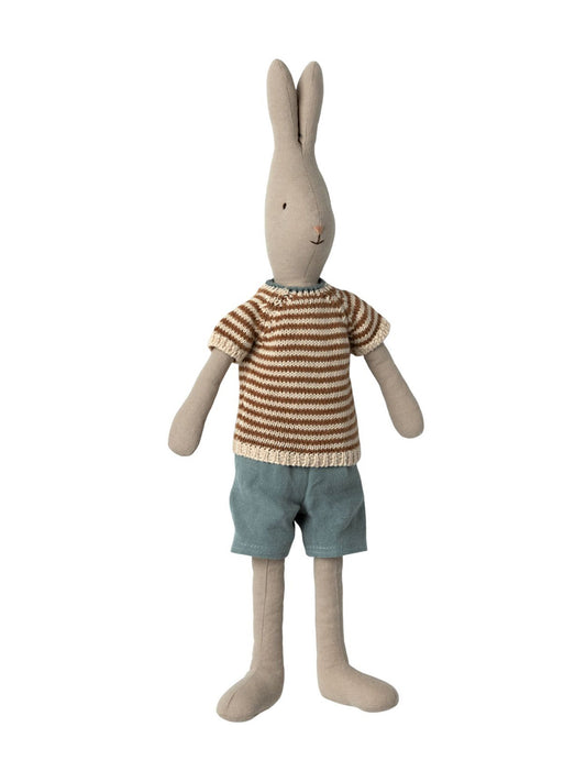 Maileg Rabbit Size 3 Classic Knitted Shirt and Shorts