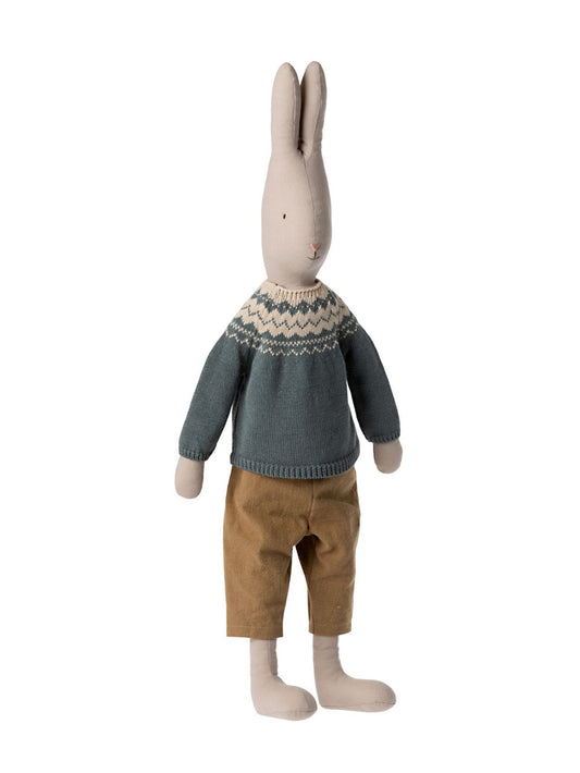Maileg Rabbit Size 5 with Knitted Sweater