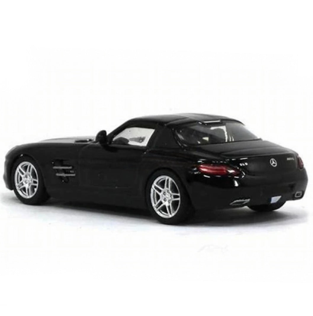 Collectible Black Mercedes Benz Scale 1:14 with Lights and Remote Control - Model SLS AMG