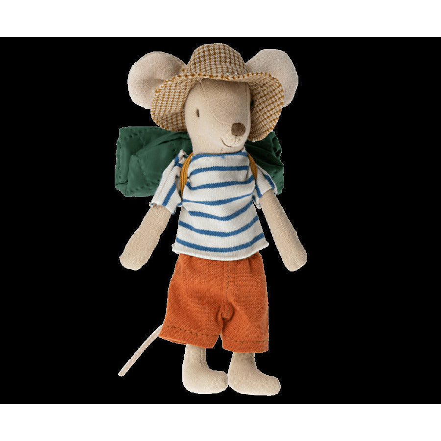 Hiker Mouse - Big Brother (white & blue striped shirt)