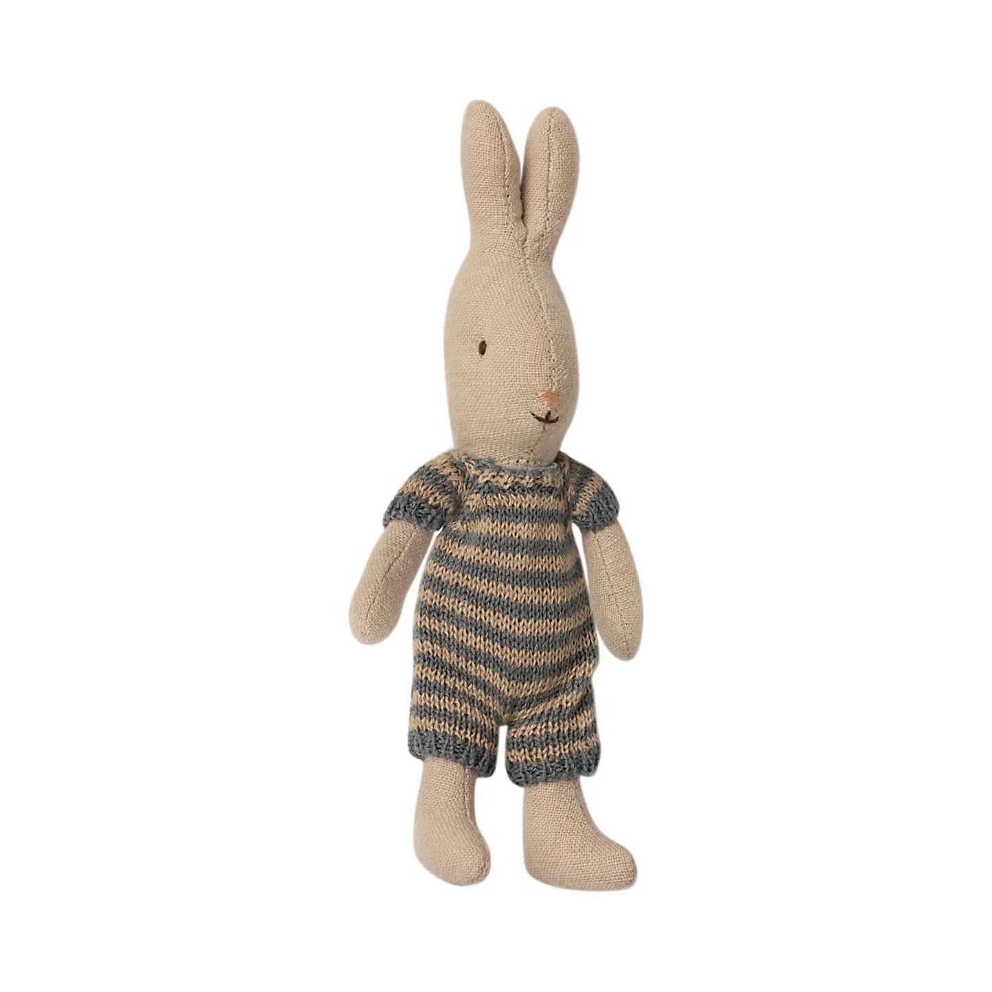 Micro Rabbit - Striped Knitted Romper