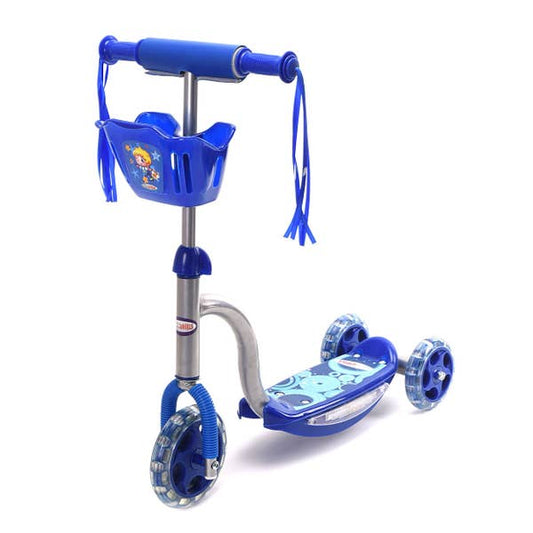 ChromeWheels Pixieplus 3 Wheels Toddler Scooter Light Sounds, Blue