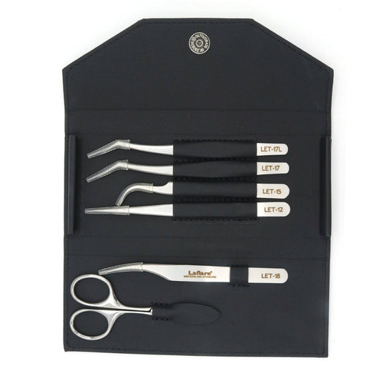 Laflare Professional Extensions Tweezers Kit