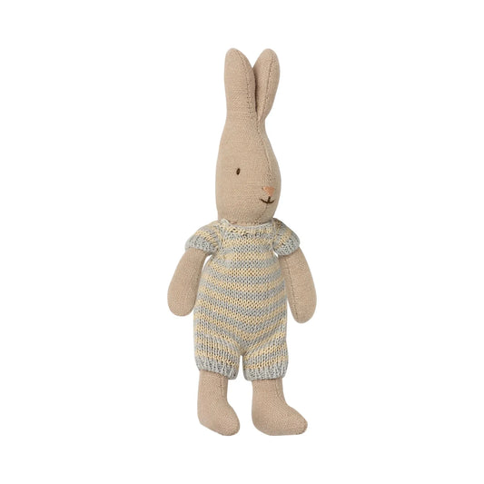 Micro Rabbit - Striped Knitted Romper