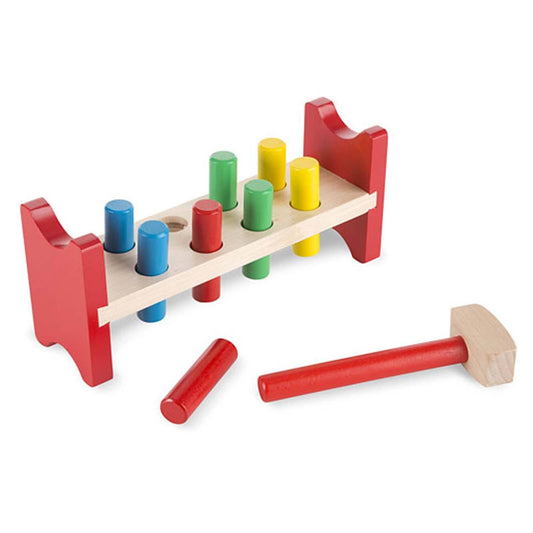 Melissa And Doug Classic Wooden Toy Pound A Peg