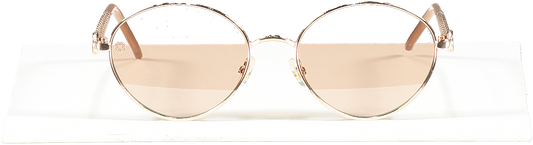ellie saab Metallic Rose Gold Sunglasses